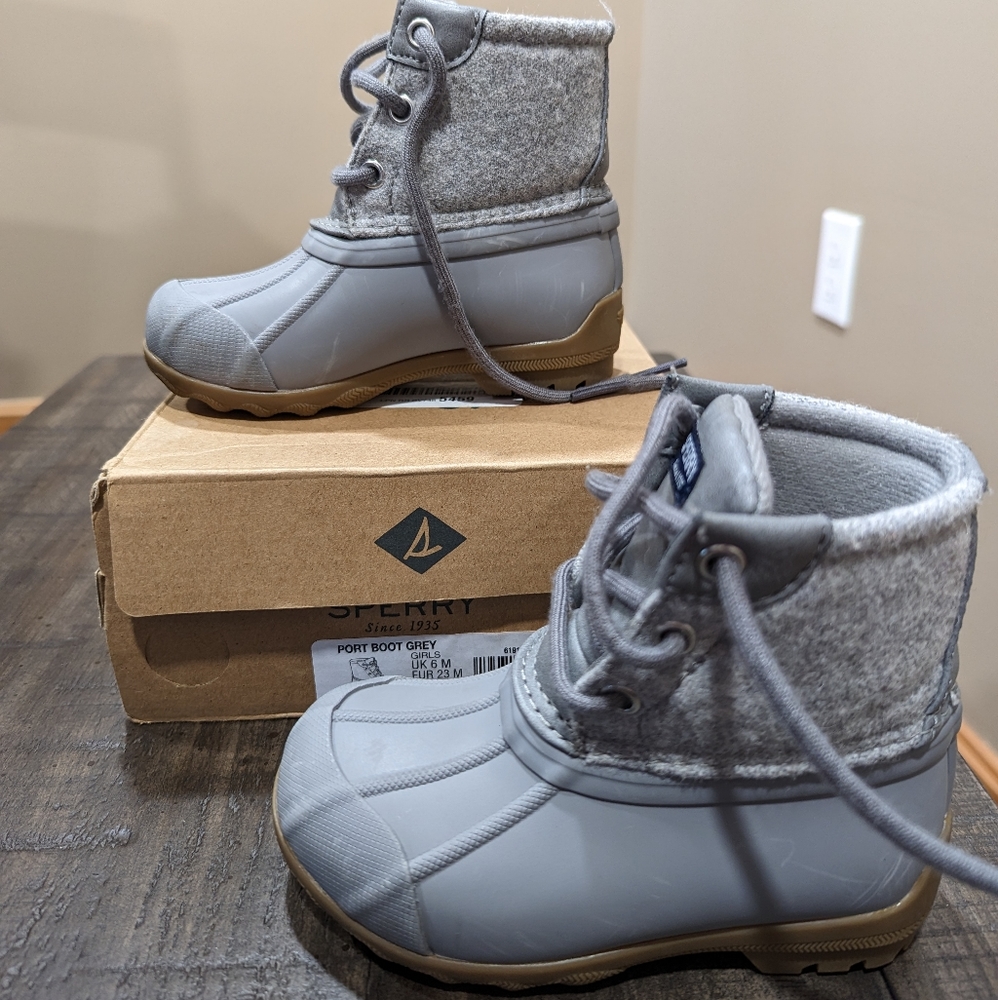 Sperry’s Saltwater Wool Duck Boot Kids